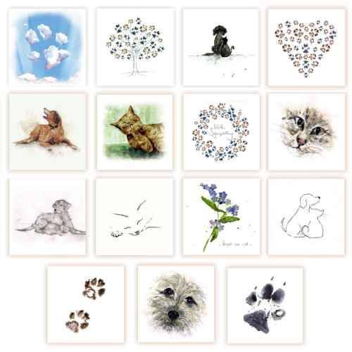 Picture of SYMPATHY CARDS HQ WATERCOLOR  BLANK VARIETY - 20/pk