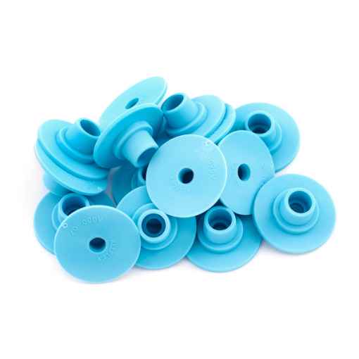 Picture of ALLFLEX BUTTON GLOBAL FEMALE SMALL BLUE - 25s