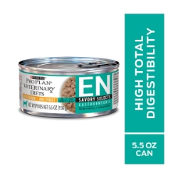Picture of Purina Pro Plan Veterinary Diet EN (Gastroenteric) Selects Chunks Chicken Formula Wet Cat Food - 24 X 156gm Cans