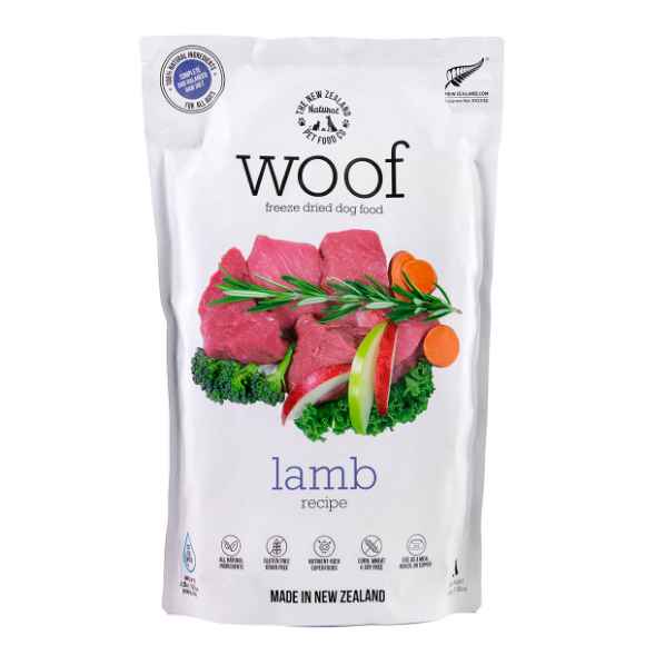 Picture of CANINE NZ NATURAL WOOF FREEZE DRIED FOOD Lamb - 1kg/2.2lbs