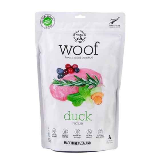 Picture of CANINE NZ NATURAL WOOF FREEZE DRIED FOOD Duck - 9oz/280g