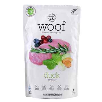 Picture of CANINE NZ NATURAL WOOF FREEZE DRIED FOOD Duck - 1kg/2.2lbs