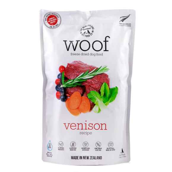 Picture of CANINE NZ NATURAL WOOF FREEZE DRIED FOOD Wild Venison - 1kg/2.2lbs