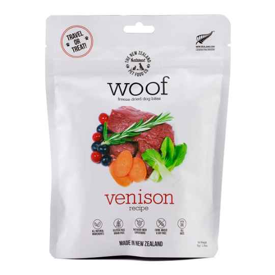 Picture of TREAT CANINE NZ NATURAL WOOF Wild Venison - 50g/1.76oz