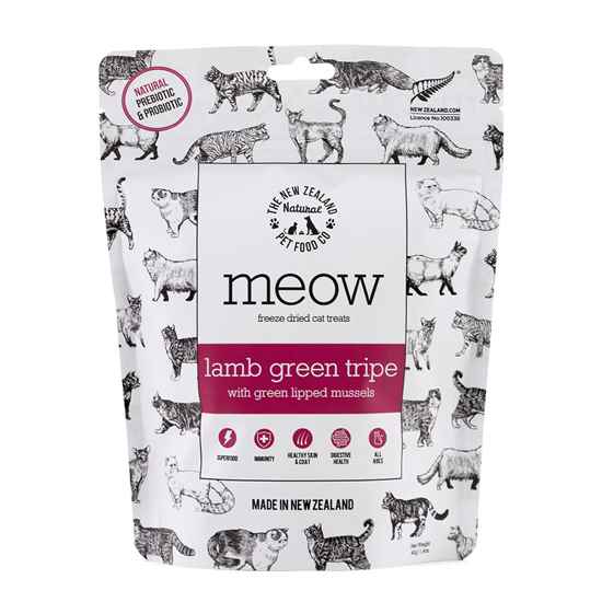 Picture of TREAT FELINE NZ NATURAL MEOW Lamb Green Tripe - 40g/1.4oz