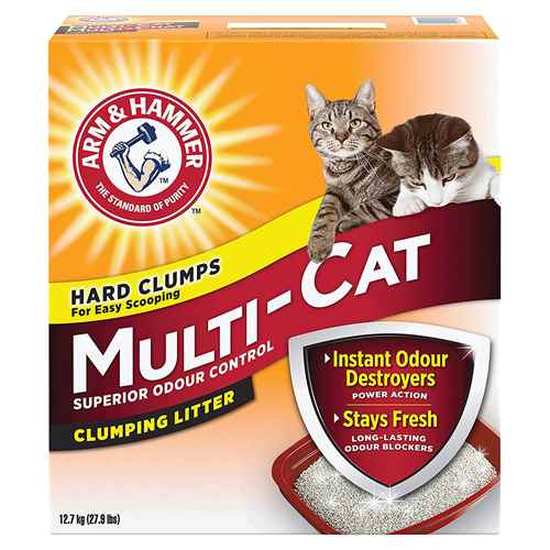 Picture of CAT LITTER ARM & HAMMER MULTI CAT CLUMPING - 12.7kg