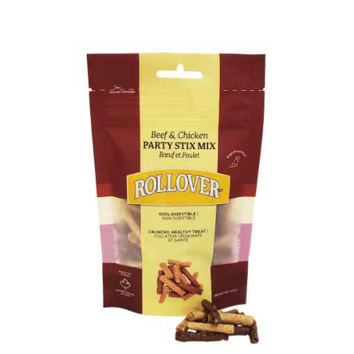 Picture of ROLLOVER BEEF & CHICKEN PARTY STIX MIX - 100g