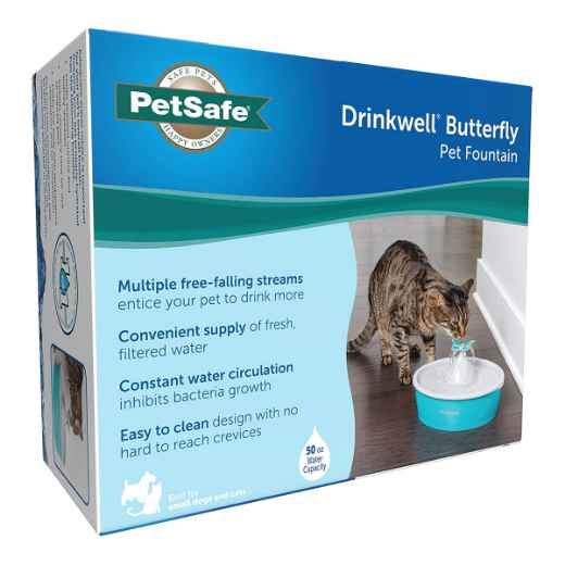 Picture of DRINKWELL BUTTERFLY PET FOUNTAIN - 50oz