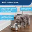 Picture of PETSAFE SEASIDE STAINLESS STEEL FOUNTAIN - 60oz/1.8 litre