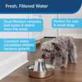 Picture of PETSAFE SEASIDE STAINLESS STEEL FOUNTAIN - 60oz/1.8 litre