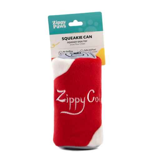 Picture of TOY DOG ZIPPYPAWS SQUEAKIE CAN - Zippy Cola