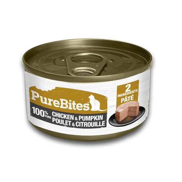 Picture of PUREBITES FELINE PROTEIN PATE Chicken & Pumpkin - 16 x 2.5oz/71g