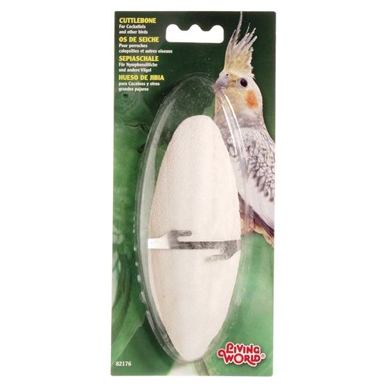 Picture of LIVING WORLD CUTTLEBONE Large with HOLDER (82176) - 6-7in