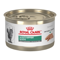Picture of Royal Canin Veterinary Diet SATIETY SUPPORT Loaf Wet Cat Food - 24 X 145gm cans