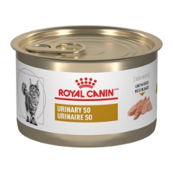 Picture of Royal Canin Veterinary Diet URINARY SO Loaf Wet Cat Food - 24 X 145gm cans