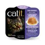 Picture of CATIT FISH DINNER WITH CRAB FLAVOR & PUMPKIN - 6 x 80g/2.8oz