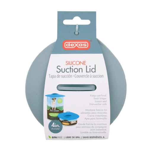 Picture of PET FOOD SUCTION LID COVER DEXAS Grey - 4in