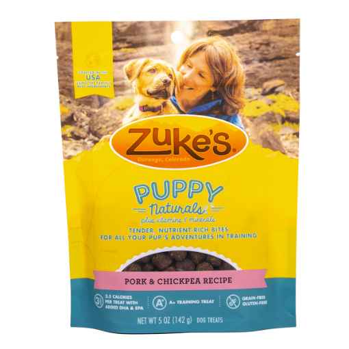 Picture of TREAT CANINE ZUKES PUPPY NATURALS PORK & CHICKPEA - 5oz/142g