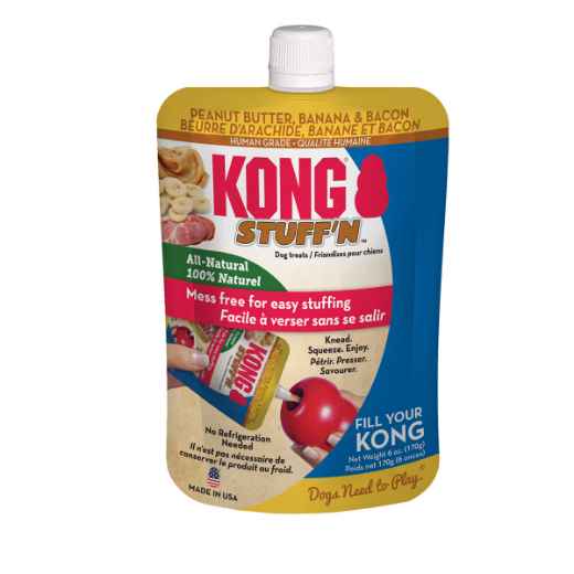 Picture of KONG STUFF'N ALL NATURAL PB, BANANA and BACON PASTE - 6oz