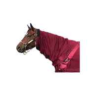 Picture of BACK ON TRACK EQUINE MESH RUG DELUXE with HOOD WINE RED - 75in