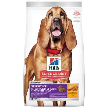Show details for CANINE SCIENCE DIET SENSITIVE STOMACH and SKIN LARGE BREED - 30lbs / 13.60kg Picture of CANINE SCIENCE DIET SENSITIVE STOMACH and SKIN LARGE BREED - 30lbs / 13.60kg