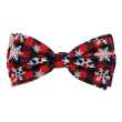 Picture of XMAS CANINE BOW TIE Buffalo & Snowflakes - X Large