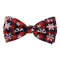 Picture of XMAS CANINE BOW TIE Buffalo & Snowflakes - X Large