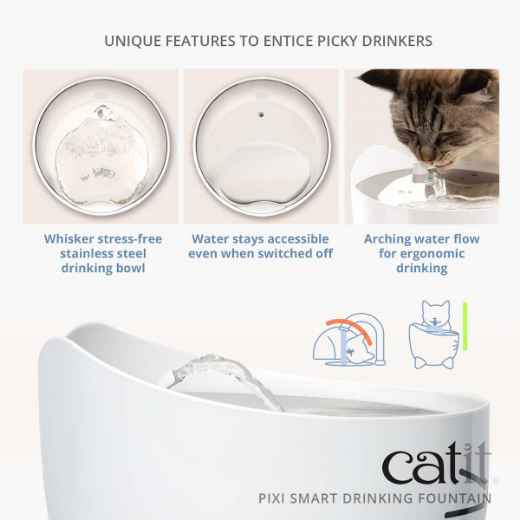 Picture of CATIT PIXI FOUNTAIN 2.5 Litre - Light Pink