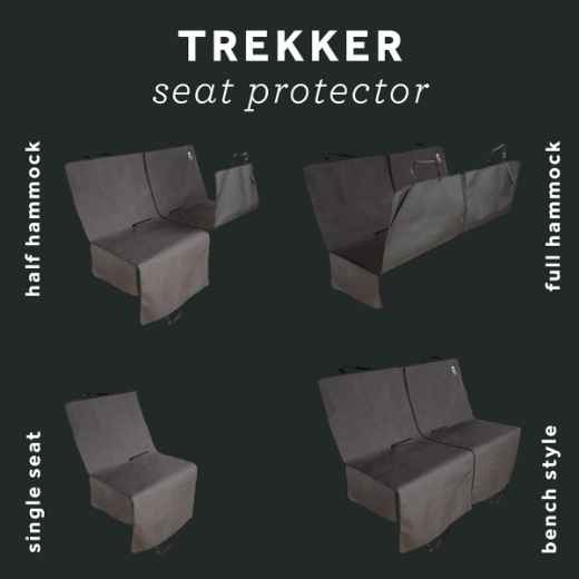 Picture of AUTO SEAT PROTECTOR RC PET TREKKER - Heather Black