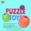 Picture of TOY DOG ZOGOFLEX RUMBL PUZZLE TOY Melon - Small