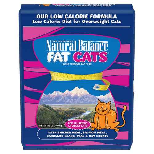 Picture of FELINE NATURAL BALANCE FAT CATS Chicken & Salmon Low Calorie - 6.8kg/15lbs