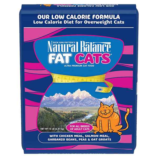 Picture of FELINE NATURAL BALANCE FAT CATS Chicken & Salmon Low Calorie - 6.8kg/15lbs