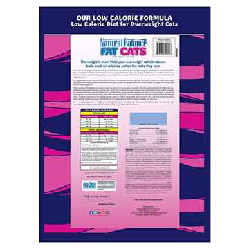 Picture of FELINE NATURAL BALANCE FAT CATS Chicken & Salmon Low Calorie - 15lb / 6.8kg