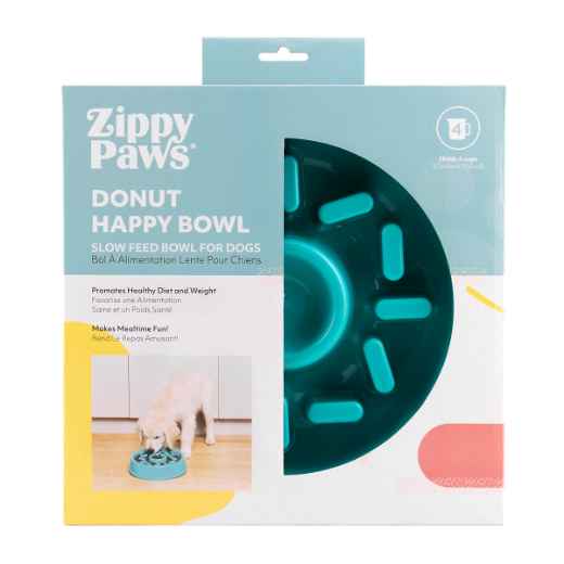 Picture of BOWL SLOW FEED ZIPPYPAWS DONUT HAPPY BOWL (ZP429)