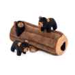 Picture of TOY DOG ZIPPYPAWS BURROWS (ZP1011) - Black Bear Log