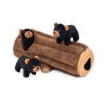 Picture of TOY DOG ZIPPYPAWS BURROWS (ZP1011) - Black Bear Log