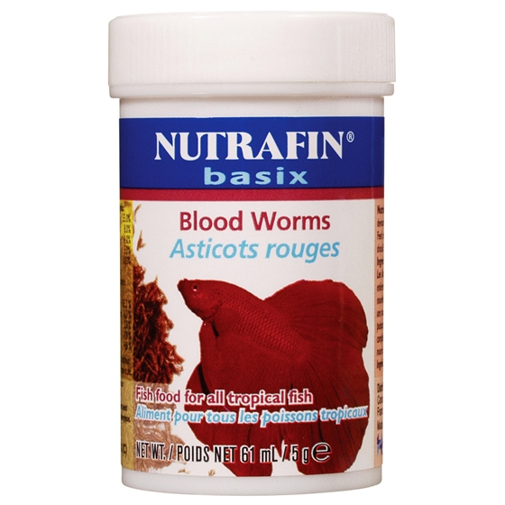 Picture of NUTRAFIN BASIX FREEZE DRIED BLOOD WORM (A7310) - 5g /0.1oz