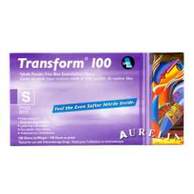 Show details for GLOVES NITRILE TRANSFORM PF 3.2mil Small - 100/box Picture of GLOVES NITRILE TRANSFORM PF 3.2mil Small - 100/box