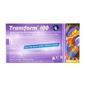 Show details for GLOVES NITRILE TRANSFORM PF 3.2mil Large - 100/box Picture of GLOVES NITRILE TRANSFORM PF 3.2mil Large - 100/box