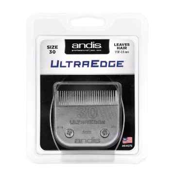 Show details for CLIPPER BLADE ANDIS #30 UltraEdge - 0.5mm (64075) Picture of CLIPPER BLADE ANDIS #30 UltraEdge - 0.5mm (64075)