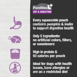 Picture of PUREBITES PLUS CANINE SQUEEZABLES Gut & Digestion - 2.5oz/71g