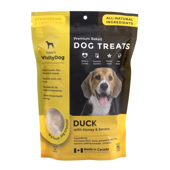 Picture of TREAT CANINE VITALITY Duck Honey & Banana - 14.1oz / 400g