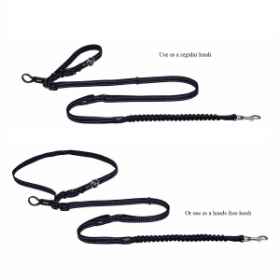Show details for LEAD CANINE ROGZ UTILITY HANDS FREE Black - 1in x 4.9 - 6.97ft Picture of LEAD CANINE ROGZ UTILITY HANDS FREE Black - 1in x 4.9 - 6.97ft