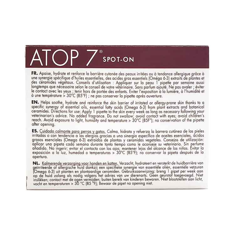 Picture of DERMOSCENT ATOP 7 SPOT-ON for DOGS 10-20kg - 4 x 1.2ml