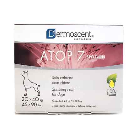 Picture of DERMOSCENT ATOP 7 SPOT-ON for DOGS 20-40kg - 4 x 2.4ml