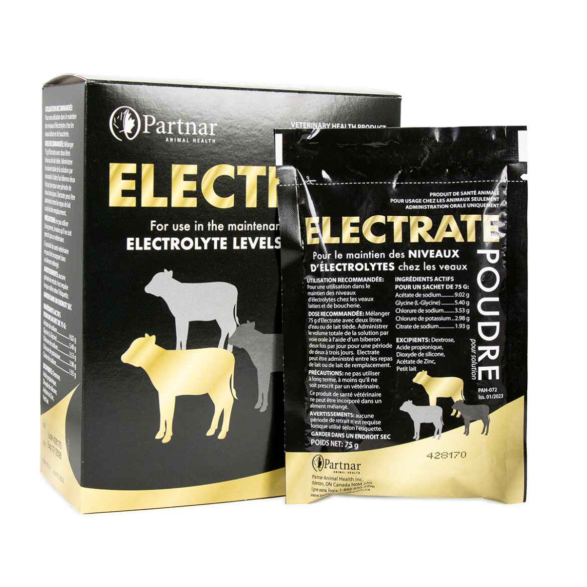 Picture of ELECTRATE ELECTROLYTE SUPPLEMENT for CALVES - 6 x 75gm