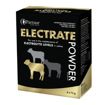 Picture of ELECTRATE ELECTROLYTE SUPPLEMENT for CALVES - 6 x 75gm