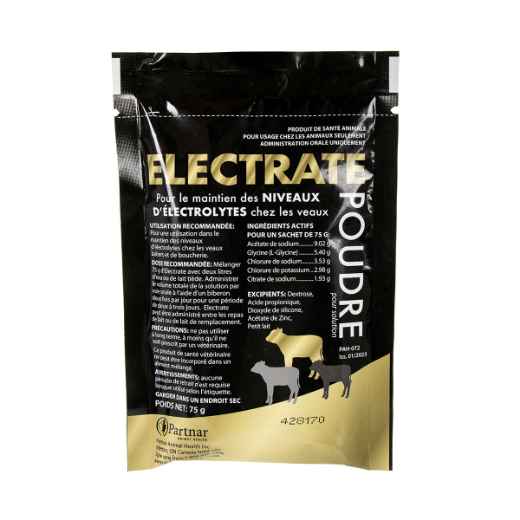 Picture of ELECTRATE ELECTROLYTE SUPPLEMENT for CALVES - 6 x 75gm