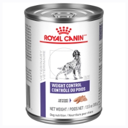 Picture of Royal Canin Veterinary Diet WEIGHT CONTROL Loaf Wet Dog Food - 12 X 385gm cans