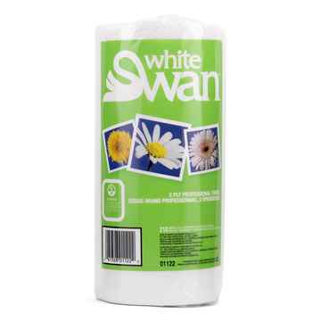 Picture of TOWEL PAPER  ROLL  2ply white 210 sheets -12rolls